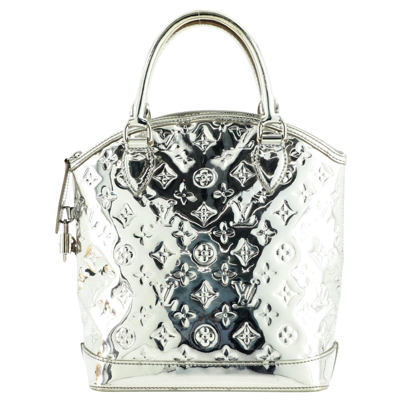 Louis Vuitton Silver Monogram Miroir Limited Edition Alma MM Bag