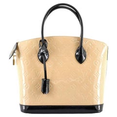 Louis Vuitton Lockit Handtasche mit Monogramm Vernis PM