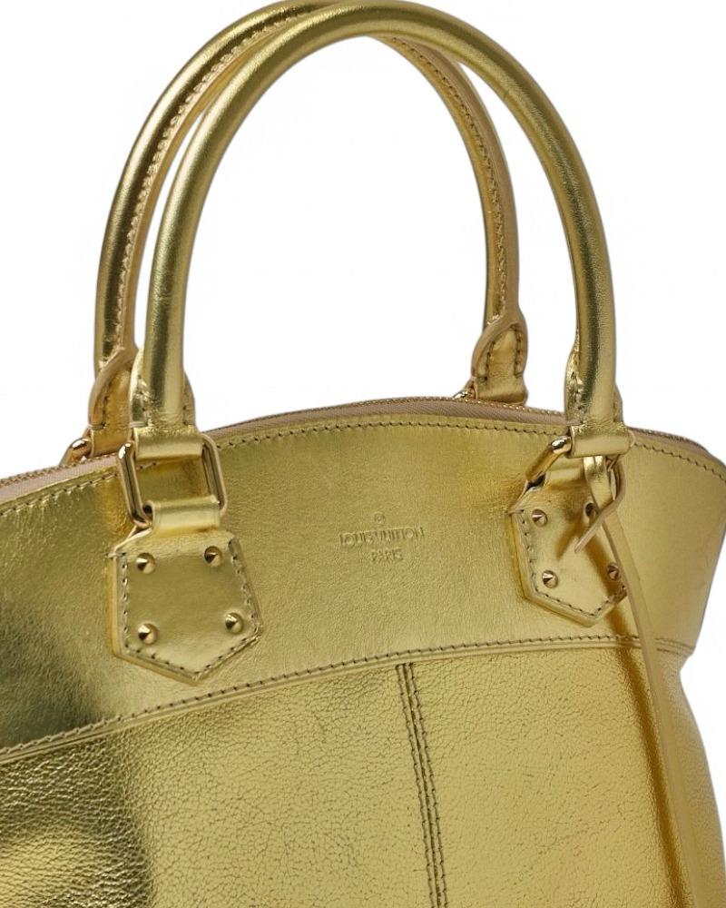 Louis Vuitton Lockit MM Gold im Angebot 8