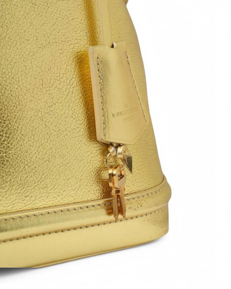 Louis Vuitton Lockit MM Gold im Angebot 10