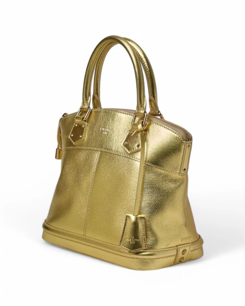 Louis Vuitton Lockit MM Gold (Brown) im Angebot