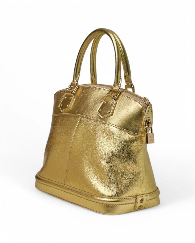 Louis Vuitton Lockit MM Gold im Angebot 1