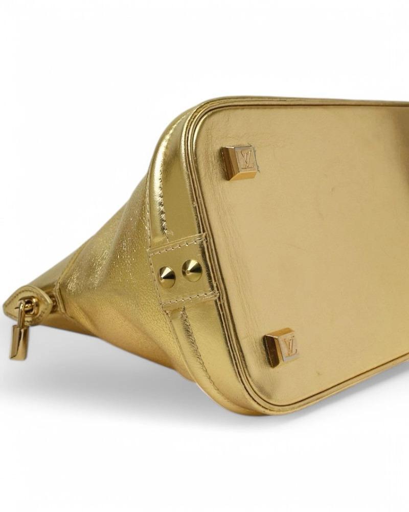 Louis Vuitton Lockit MM Gold im Angebot 3