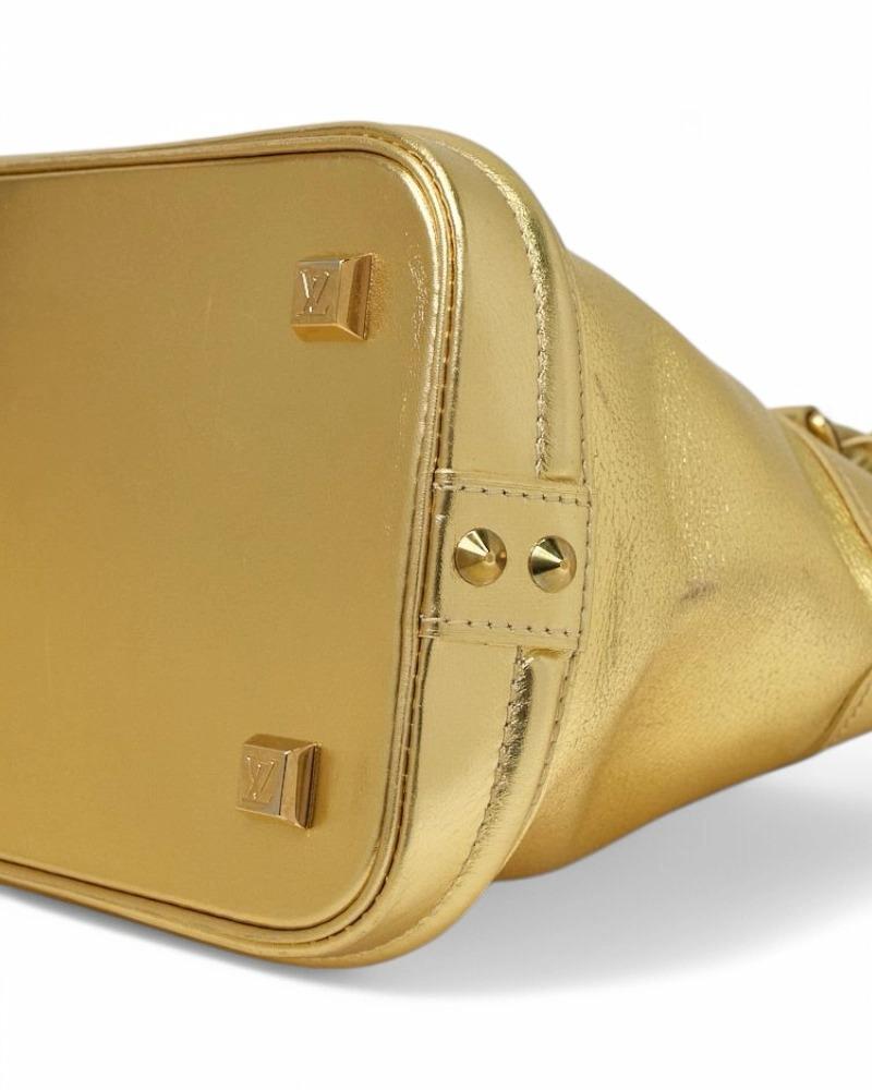 Louis Vuitton Lockit MM Gold im Angebot 4