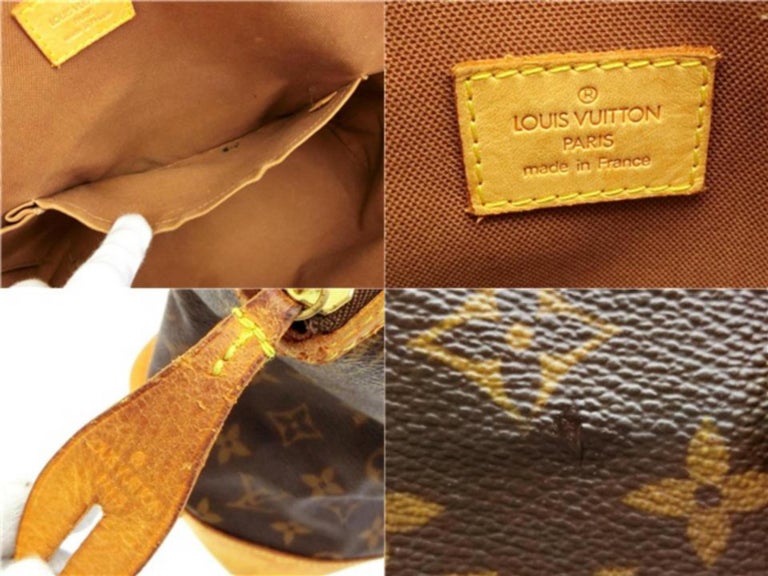Louis Vuitton Lockit Shoulder Bag Brown Canvas/Leather for sale