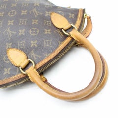 Louis Vuitton Lockit Monogram Pm 869041 Brown Coated Canvas Satchel