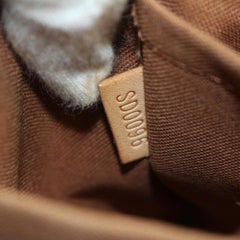 Louis Vuitton Lockit Monogram Pm 869972 Brown Coated Canvas Tote