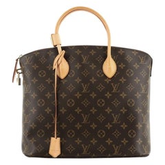Louis Vuitton Lockit NM Handbag Monogram Canvas MM 