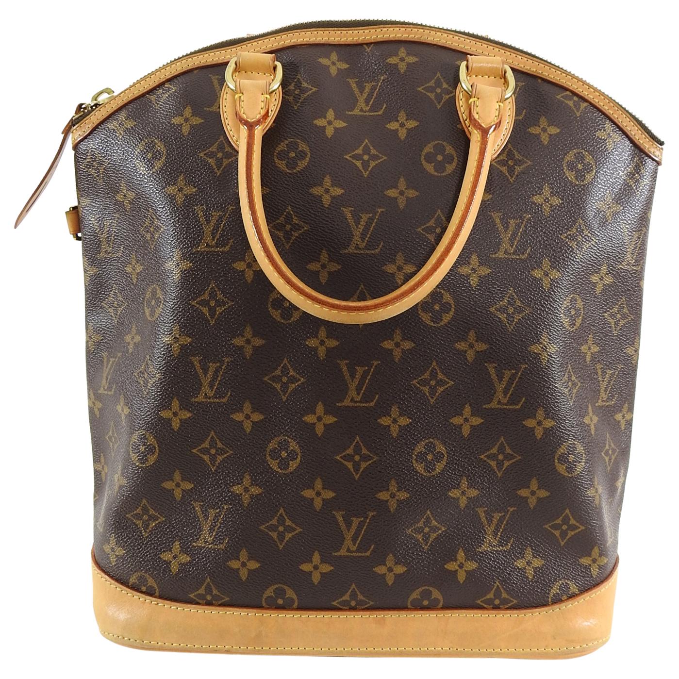 Louis Vuitton Lockit Vertical Monogram Double Handle Bag In Good Condition In Toronto, ON