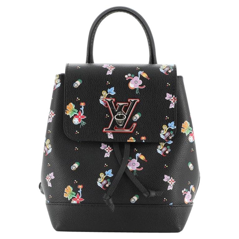 Louis Vuitton Calfskin Lockme Mini Backpack