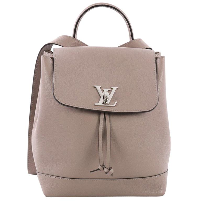 louis vuitton backpack lockme Louis Vuitton Lockme Backpack Leather at 1stDibs