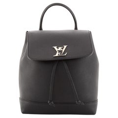 Louis Vuitton Lockme Mini Backpack Bag M54575 Metallic Gold