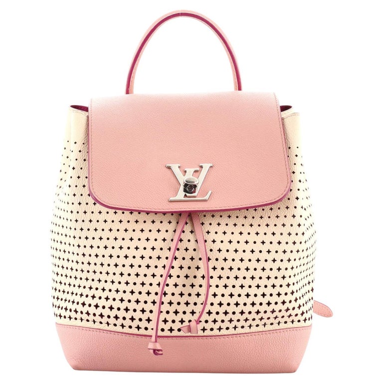 Louis Vuitton Lockme Backpack Perforated Leather at 1stDibs