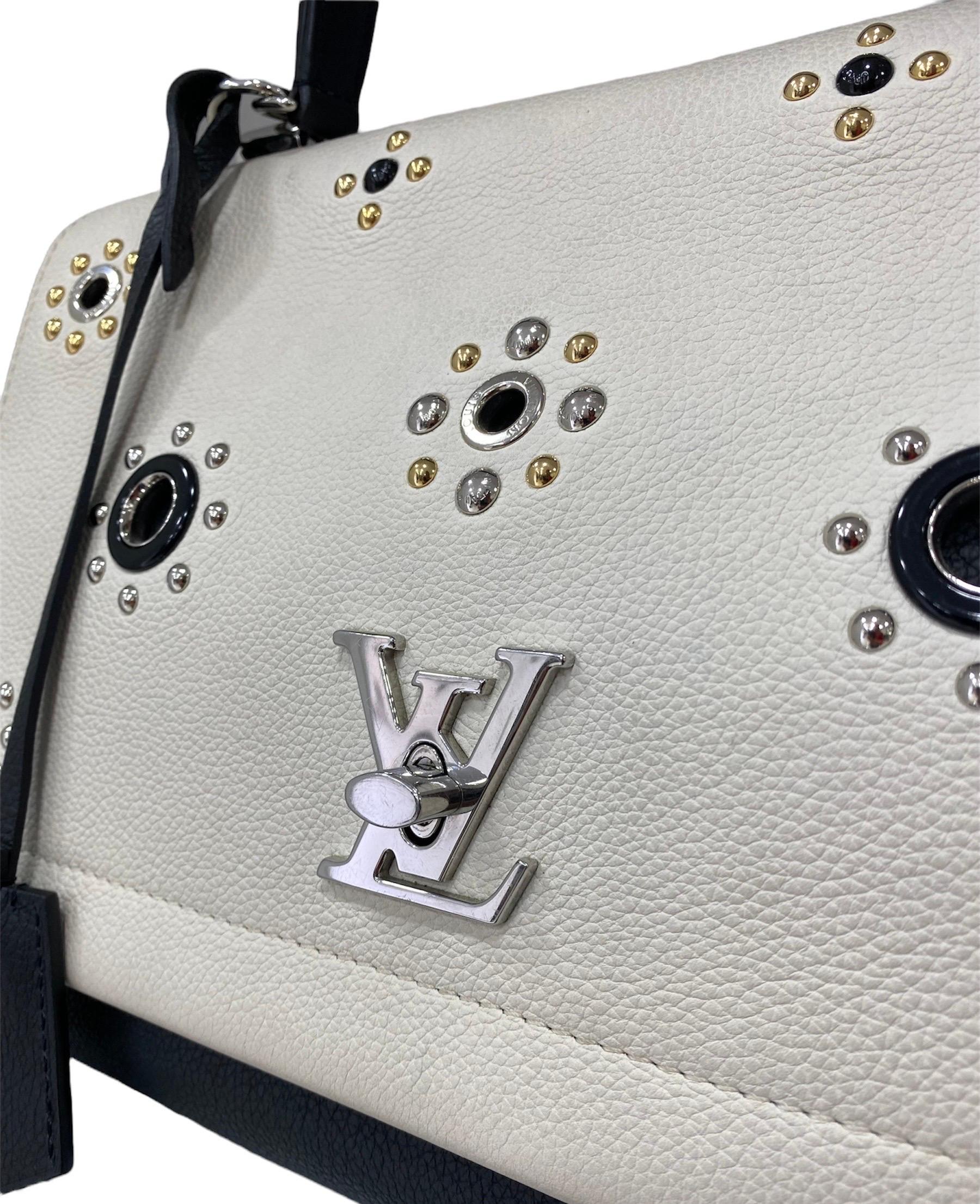Louis Vuitton Lockme Bicor Noir Blanc Excellent état - En vente à Torre Del Greco, IT