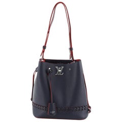 Louis Vuitton 2021 Black Lockme Bucket Bag - Black Bucket Bags, Handbags -  LOU560328