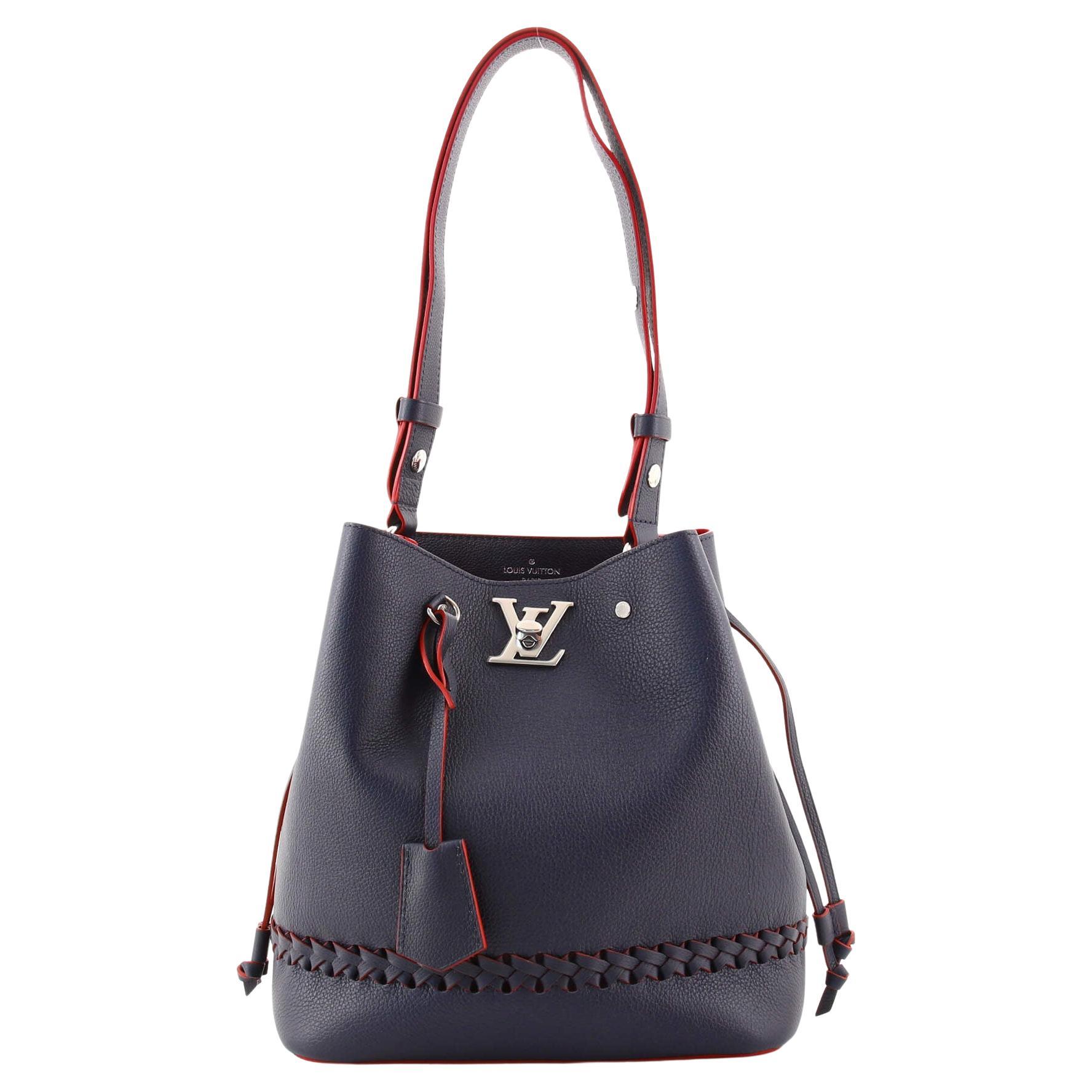 Louis Vuitton Lockme Bucket Bag Braided Leather