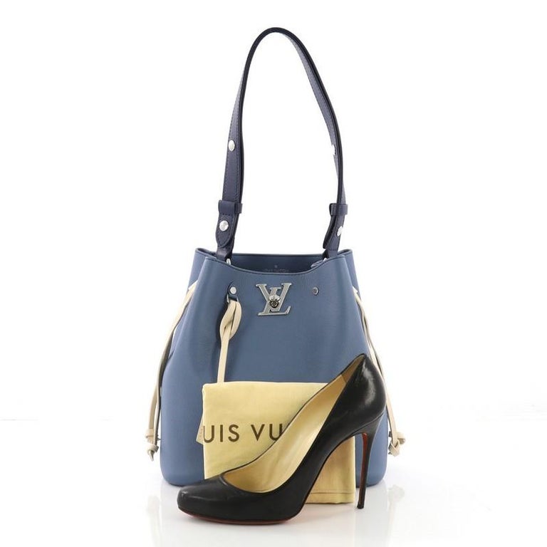 Louis Vuitton Lockme Bucket Bag - Blue Bucket Bags, Handbags