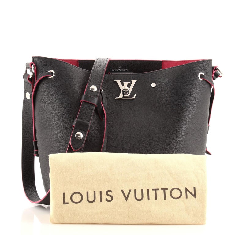 Louis Vuitton Lockme Bucket Bag Leather at 1stDibs  lv lockme bucket bag, louis  vuitton black bucket bag, louis vuitton bucket bag outfit