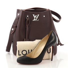 Louis Vuitton Lockme Bucket Bag Leather