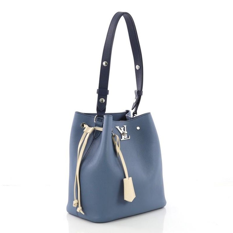 Louis Vuitton Lockme Bucket Bag Leather at 1stDibs  lv bucket bag blue, lv  lockme bucket, louis vuitton lock me bucket