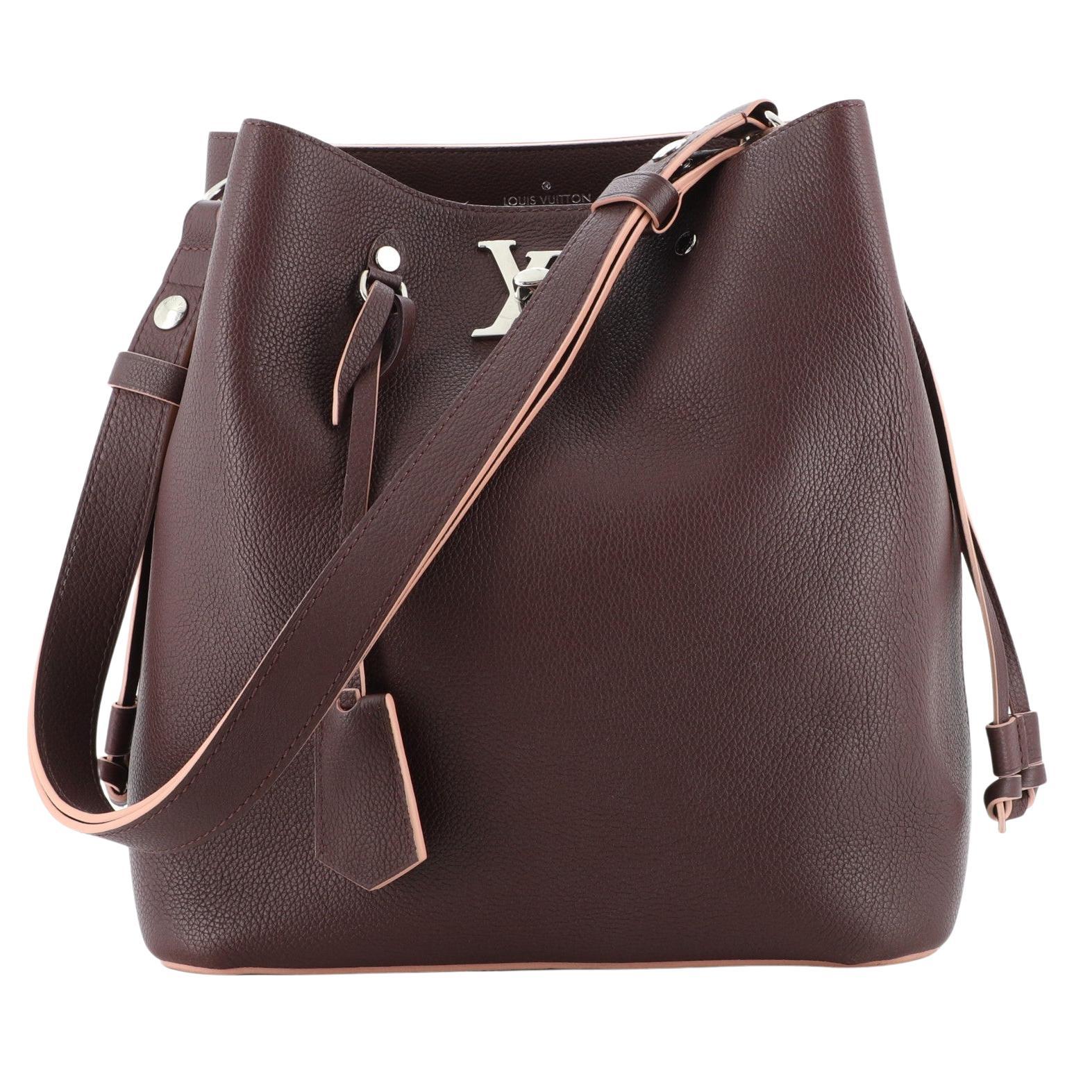 Louis Vuitton Lockme Bucket Bag Leather