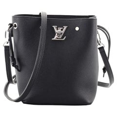 LOUIS VUITTON CALFSKIN Lockme Bucket Women's Hand Bag Black-Pre-owned,  certified £1,352.74 - PicClick UK