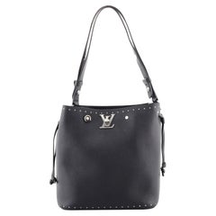 Louis Vuitton Lockme Bucket Bag Studded Leather