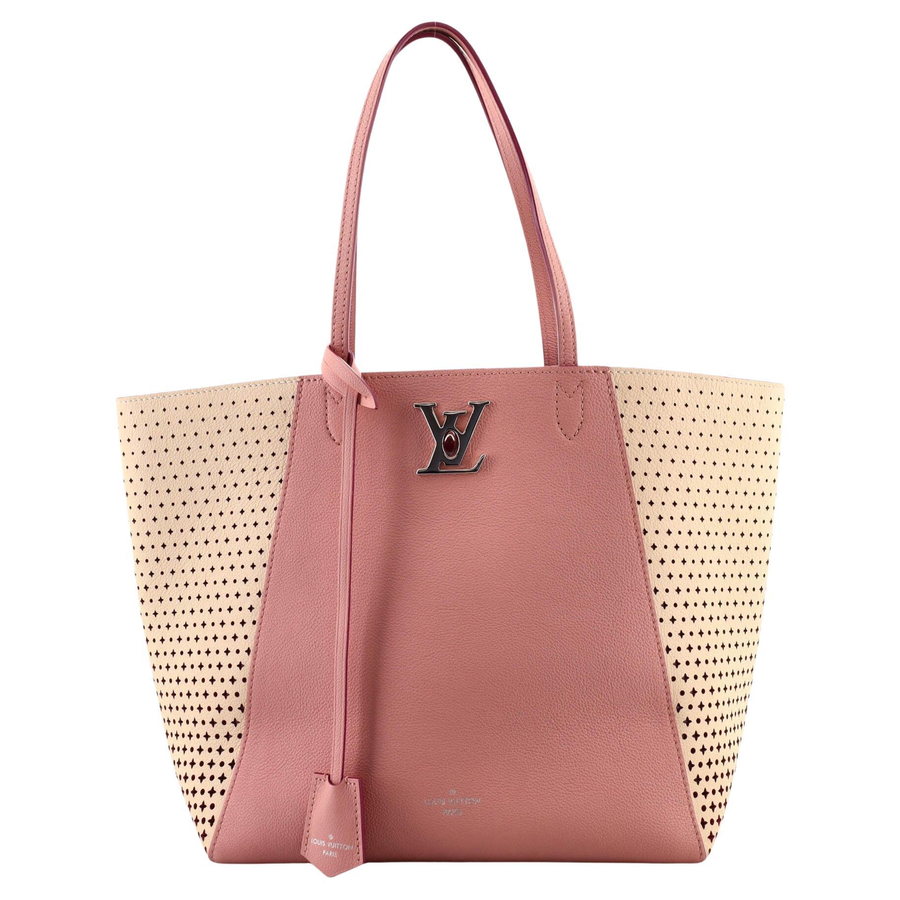 Louis Vuitton Lockme Cabas Perforated Leather at 1stDibs