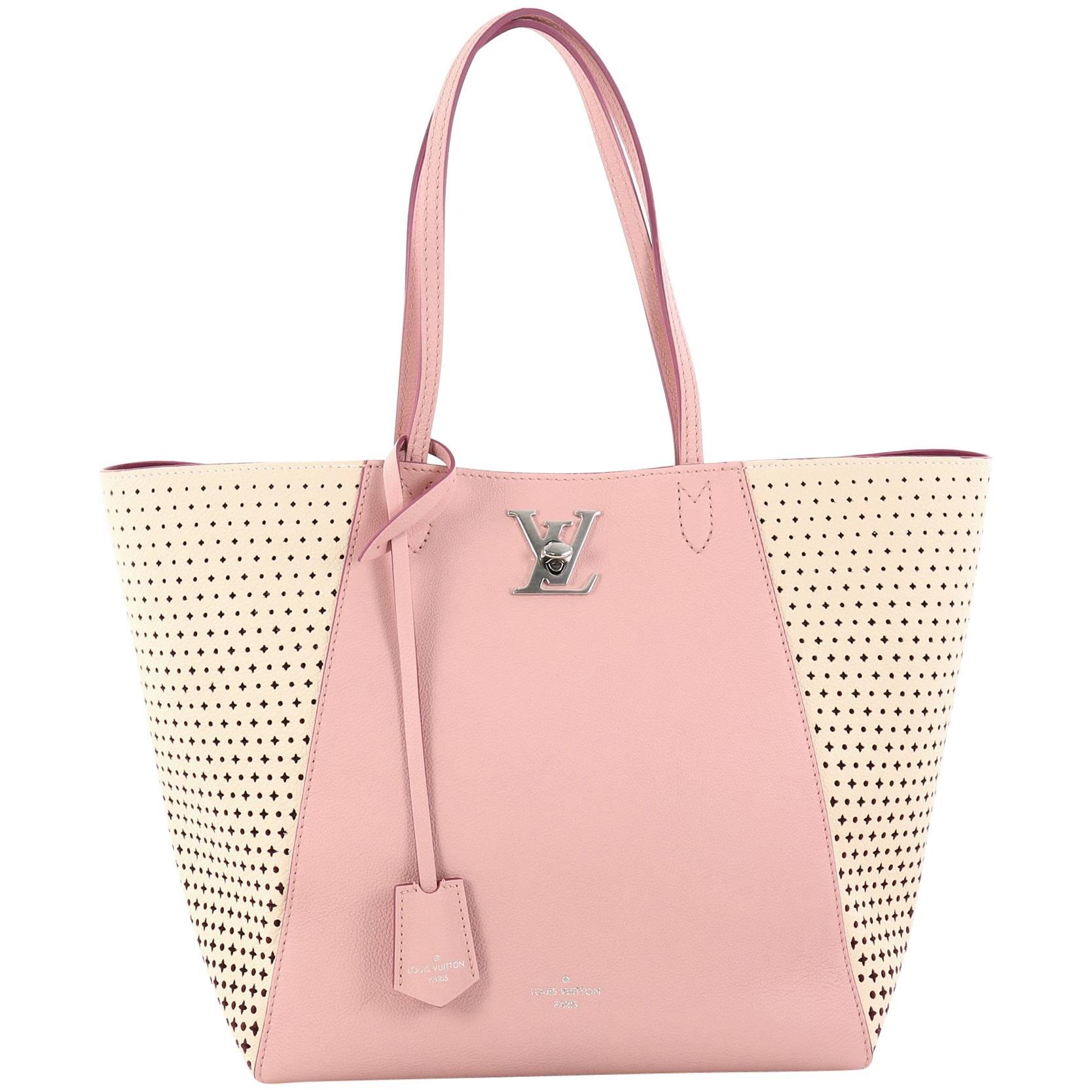 Louis Vuitton Lockme Cabas Perforated Leather from 2017 is a gorgeous bag that i