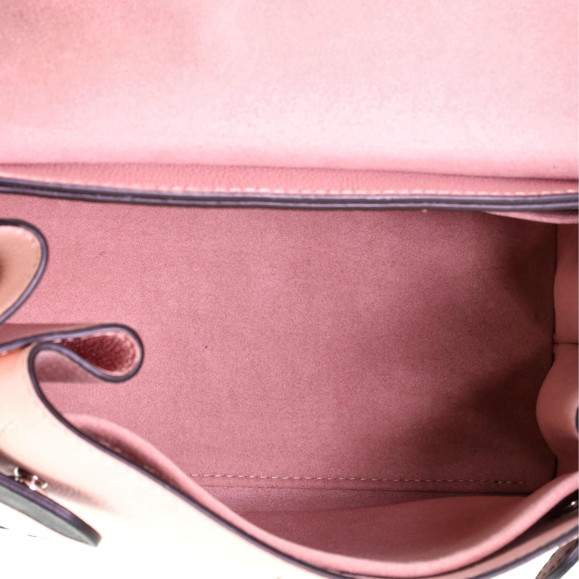 Women's or Men's Louis Vuitton Lockme Ever Handbag Embroidered Leather BB