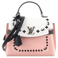 Louis Vuitton Lockme Ever Handbag Embroidered Leather BB