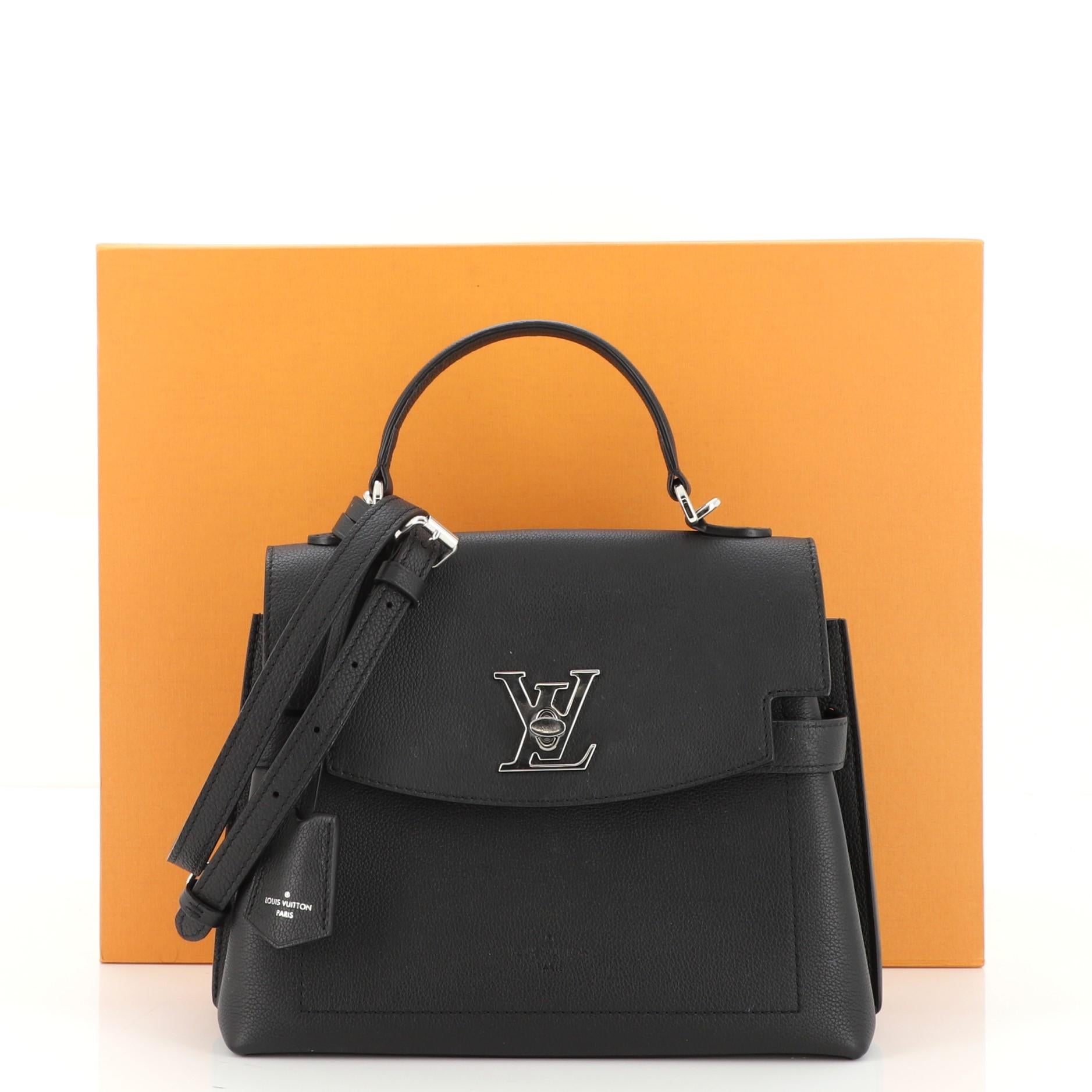 Louis Vuitton Lockme Ever Handbag Leather BB at 1stDibs