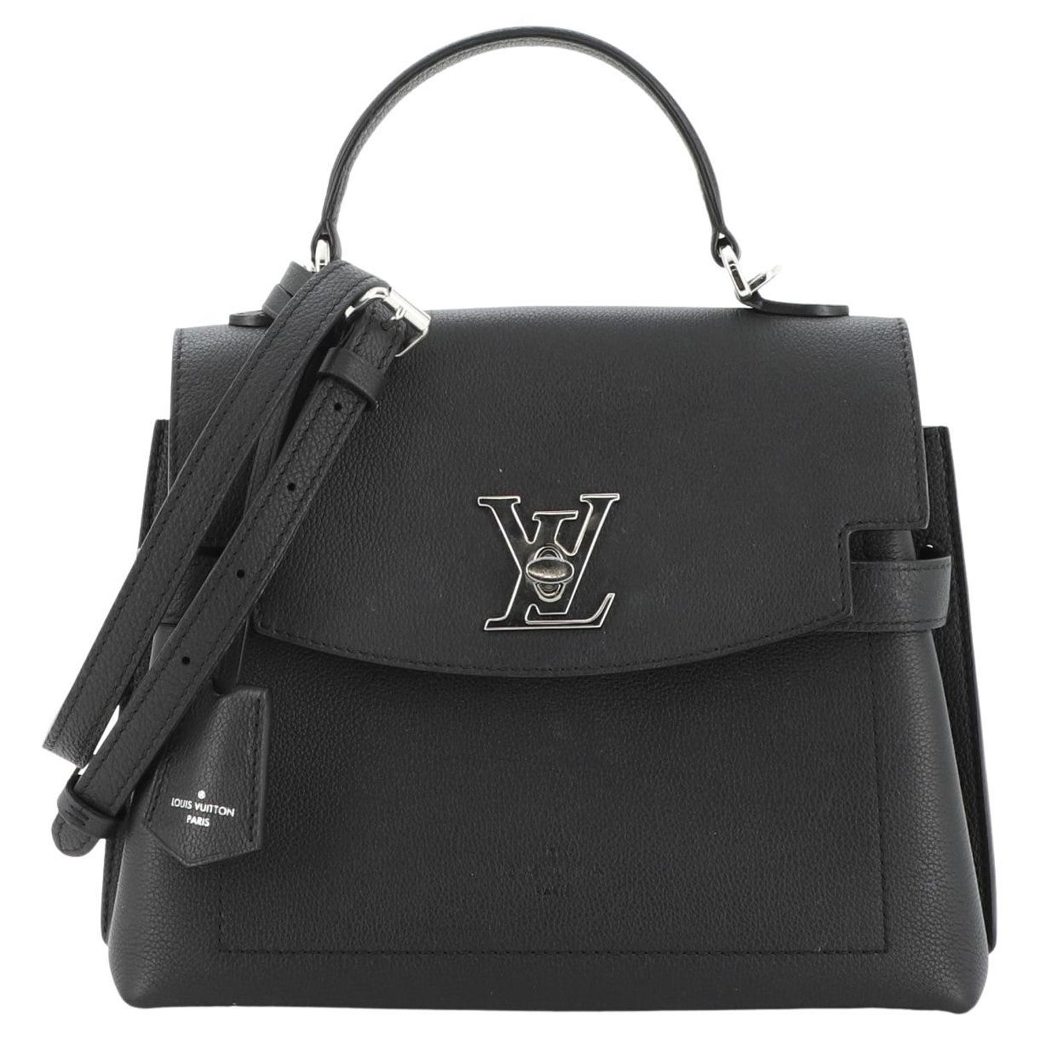 Lockme ever leather crossbody bag Louis Vuitton Black in Leather - 32909188