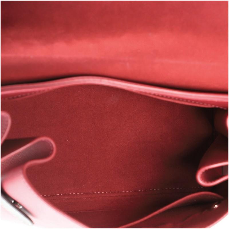 Brown Louis Vuitton Lockme Ever Handbag Leather MM