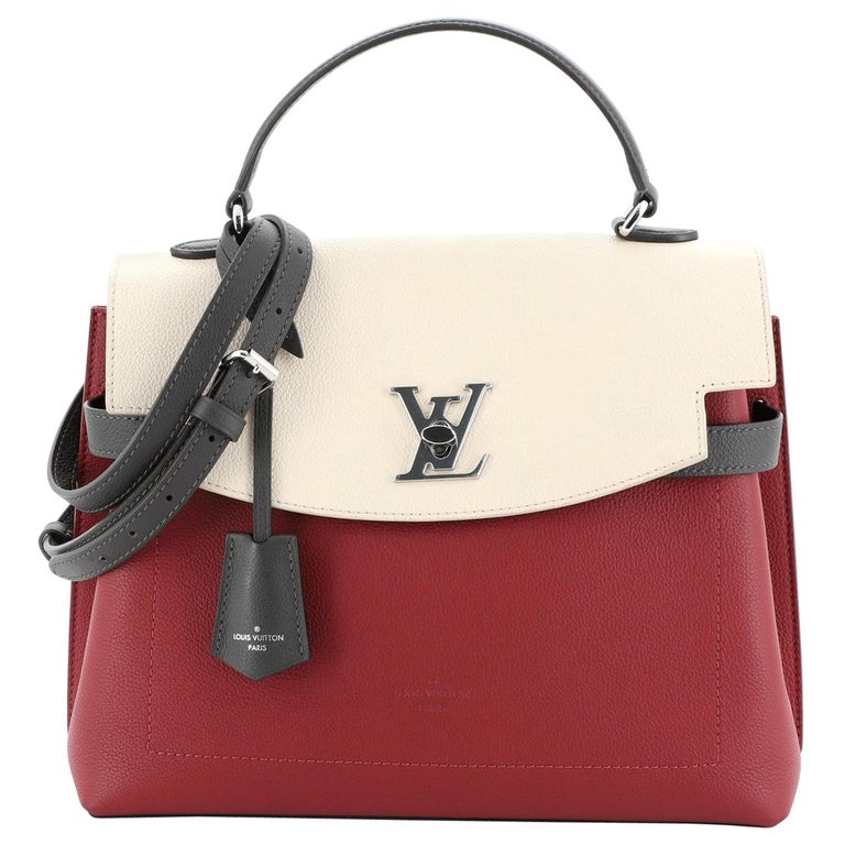 Louis Vuitton Lockme Ever Handbag Leather MM For Sale at 1stdibs