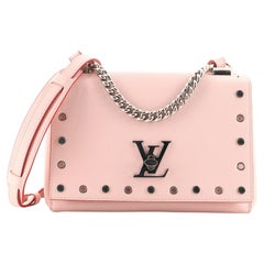 Louis Vuitton Lockme II Handbag Embellished Leather BB