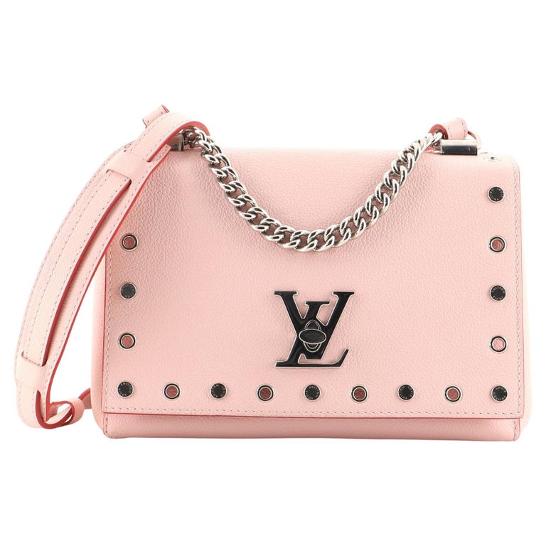 Louis Vuitton Pink Lockme II Leather Crossbody Bag