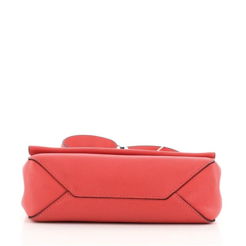 Red Louis Vuitton Lockme II Handbag Leather BB