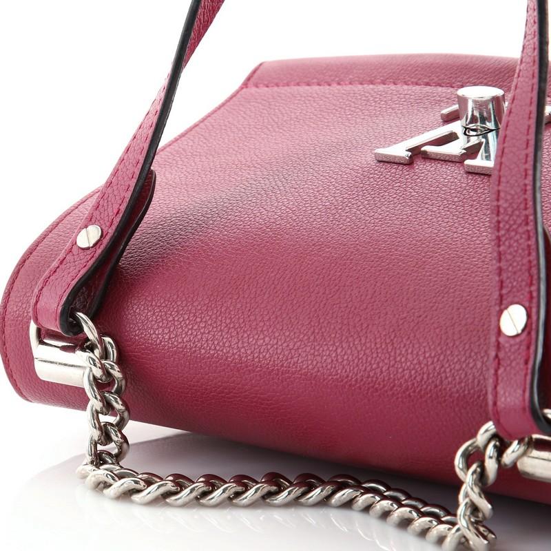 Louis Vuitton Lockme II Handbag Leather BB In Fair Condition In NY, NY