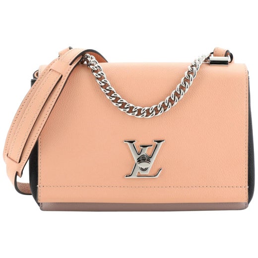 Replica Top Sale Louis Vuitton Lockme Ever Handbag BB Soft Calfskin