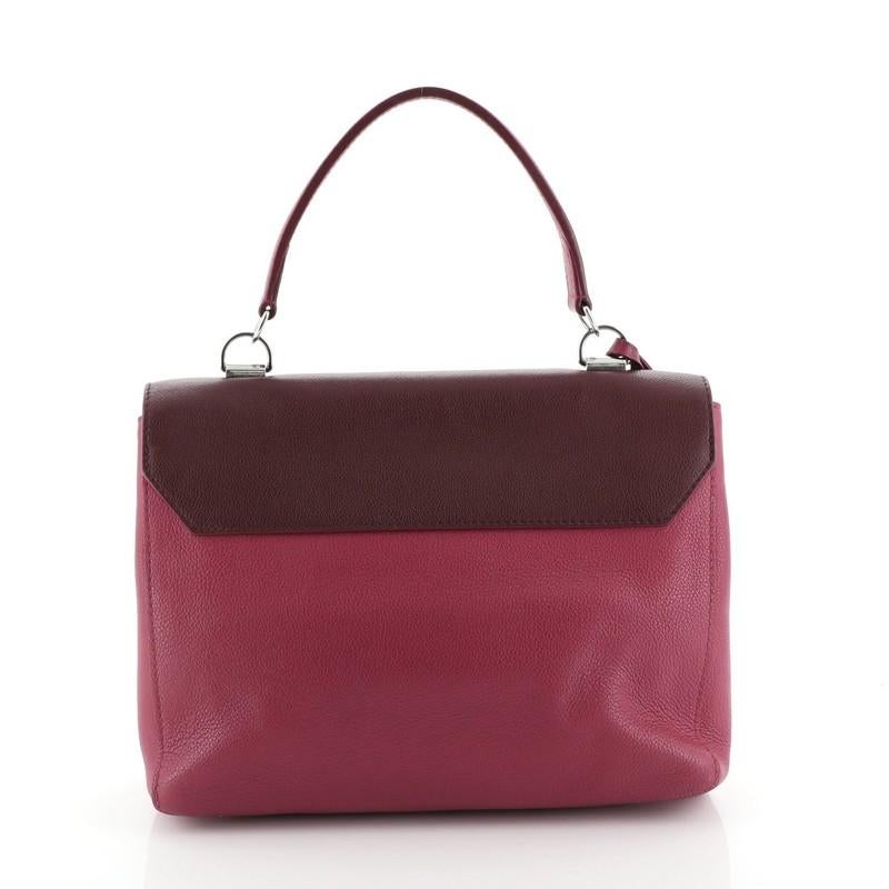 Black Louis Vuitton Lockme II Handbag Leather