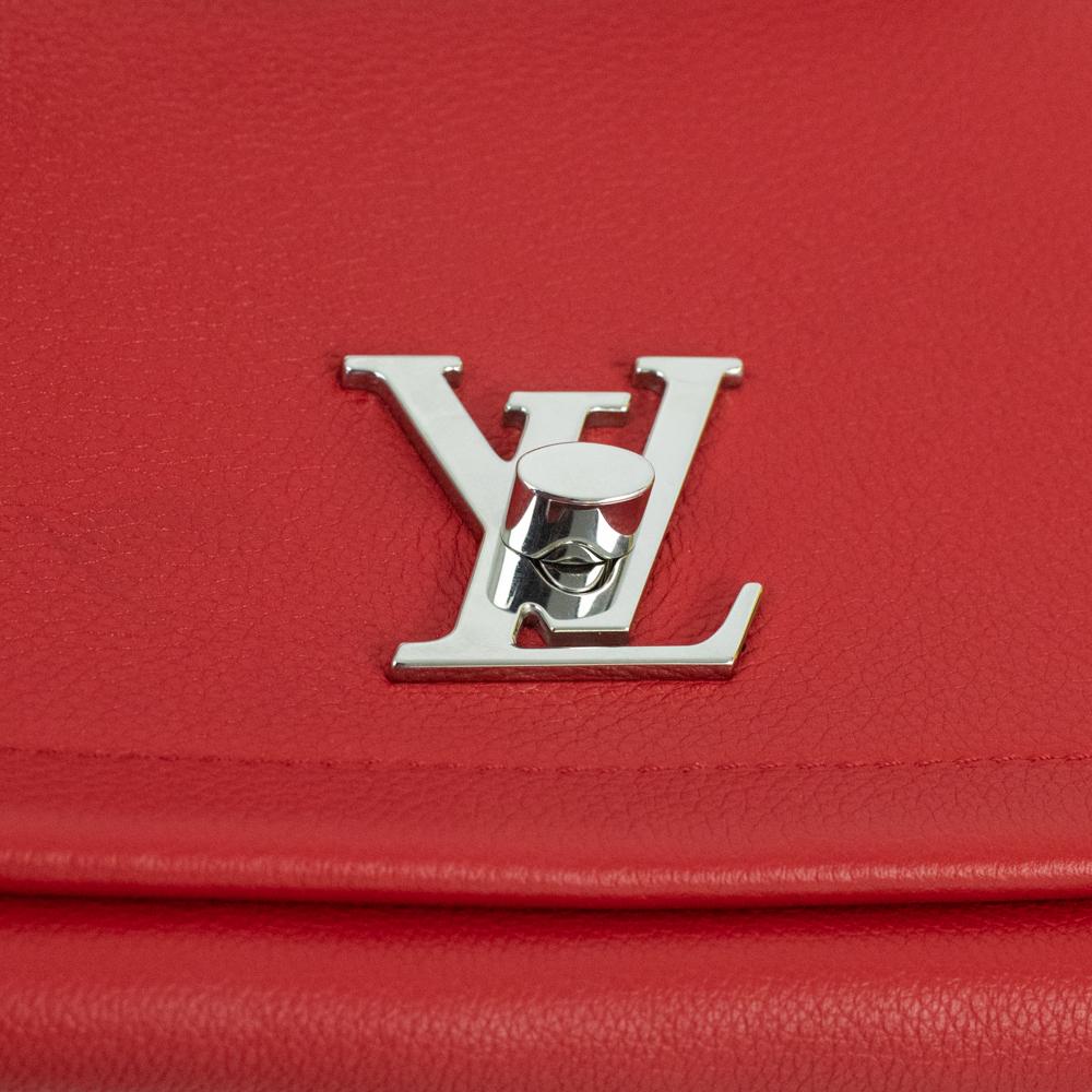 Louis Vuitton, Lockme in red leather 4