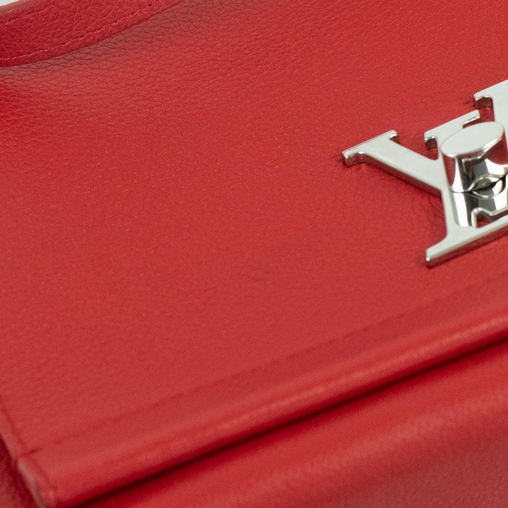 Louis Vuitton, Lockme in red leather 5