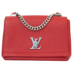 Louis Vuitton, Lockme in red leather