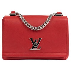 LOUIS VUITTON, Lockme in red leather