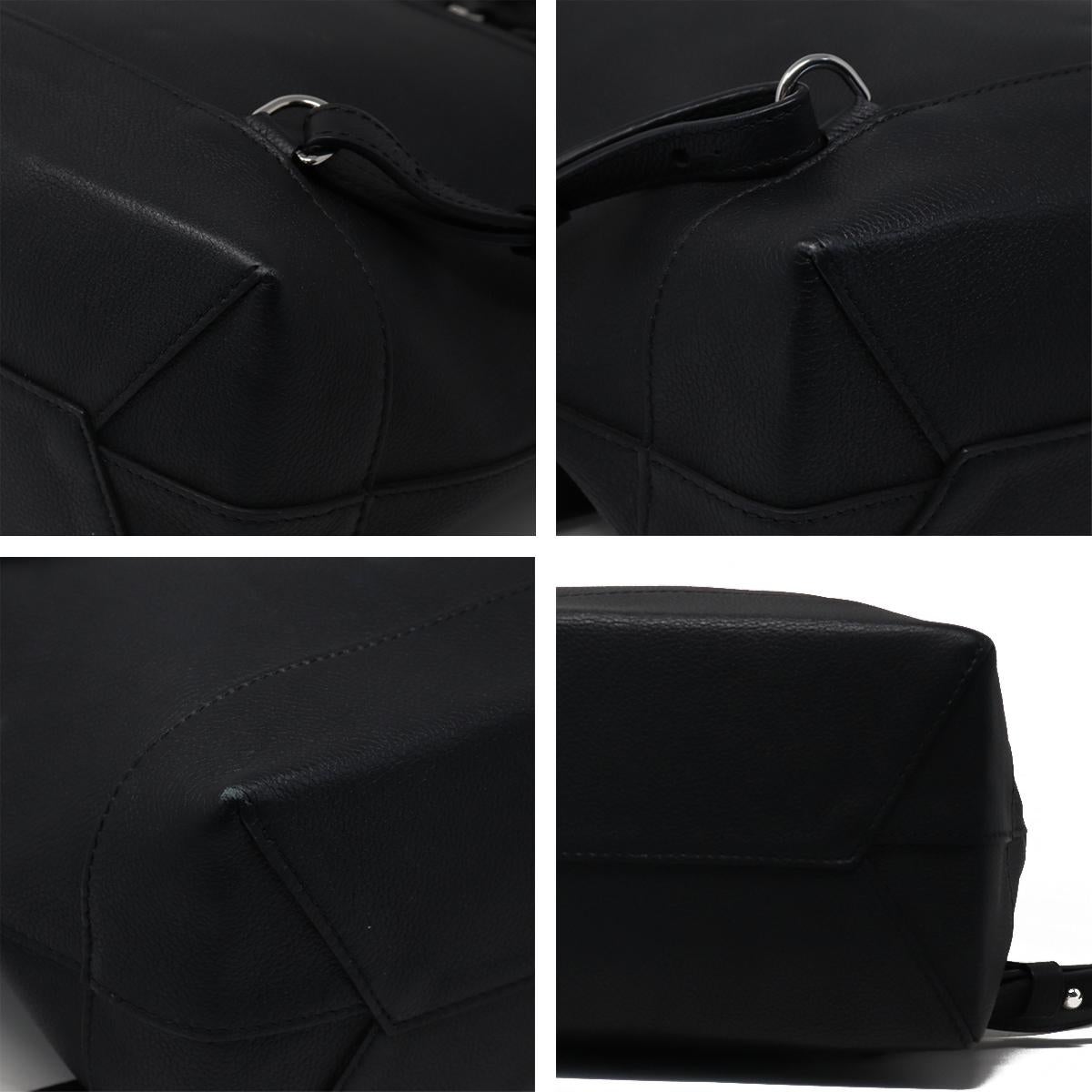 Women's Louis Vuitton Lockme Noir Black Calfskin Backpack Purse