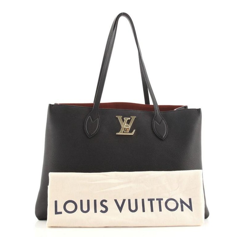 Louis Vuitton Black Calfskin Lockme Shopper For Sale at 1stDibs  louis  vuitton lockme shopper, louis vuitton lockme shopper bag, lock me shopper lv