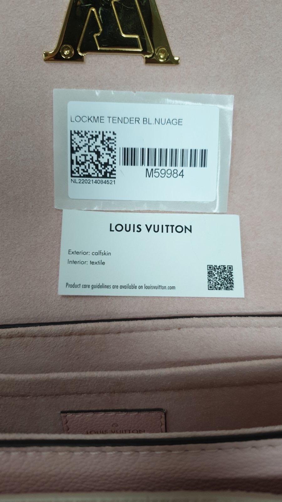 Louis Vuitton Lockme Tender Leather Handbag  4