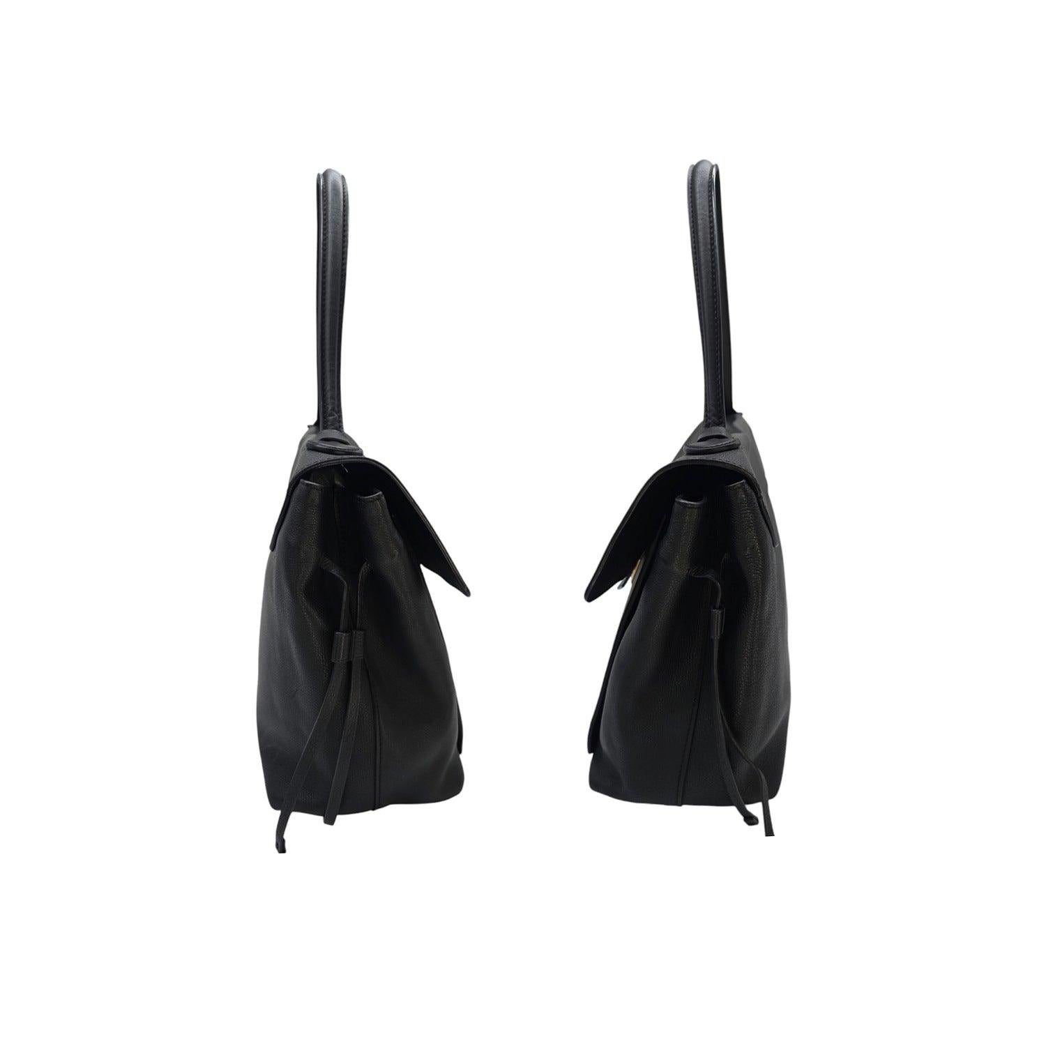 Noir Louis Vuitton Lockme Top Handle Bag en vente