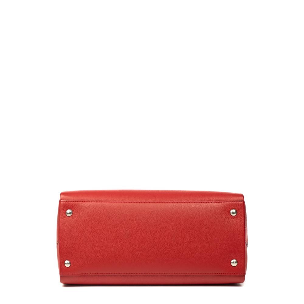 LOUIS VUITTON, Lockmeto in pelle rossa In condizioni buone in vendita a Clichy, FR